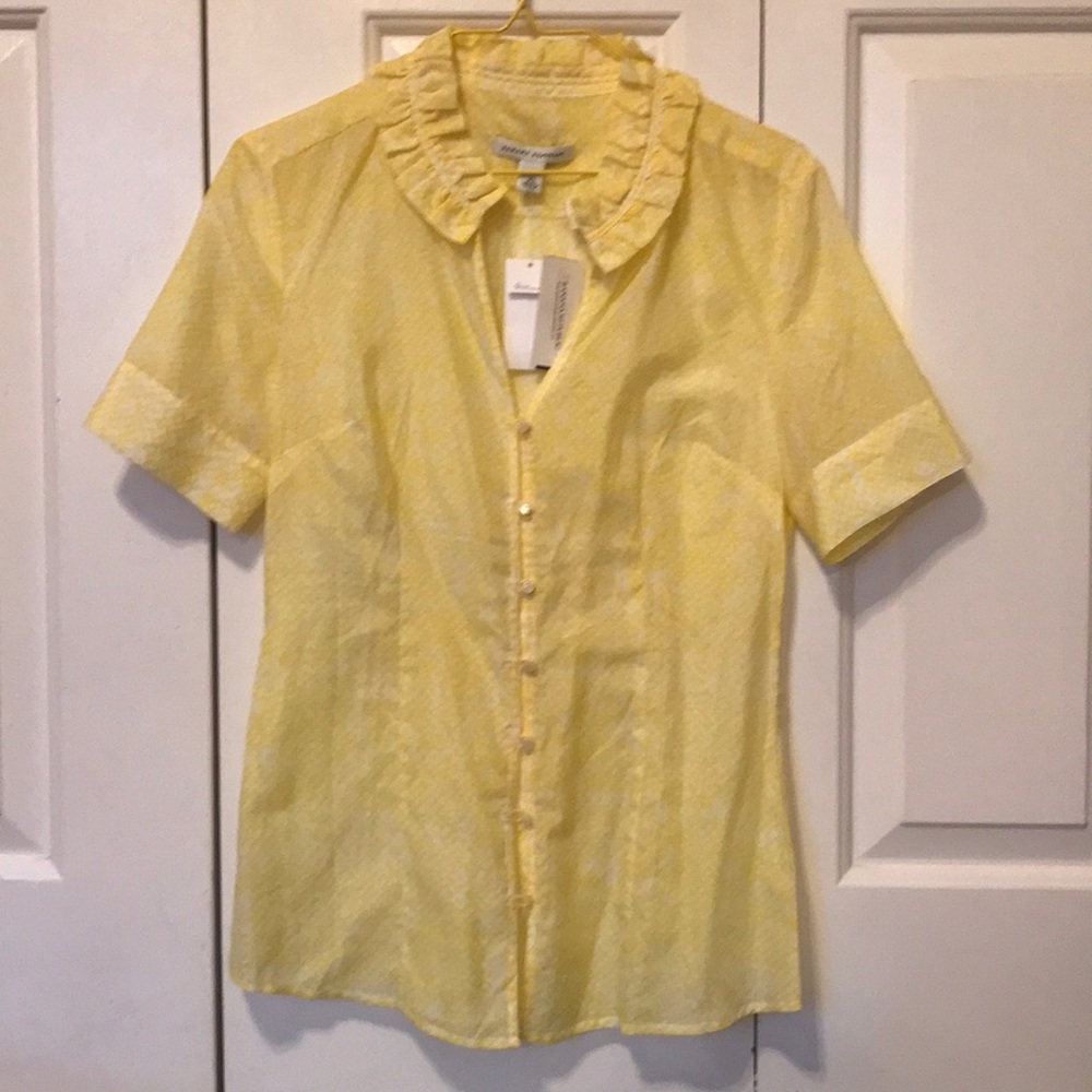 Banana Republic Yellow Blouse